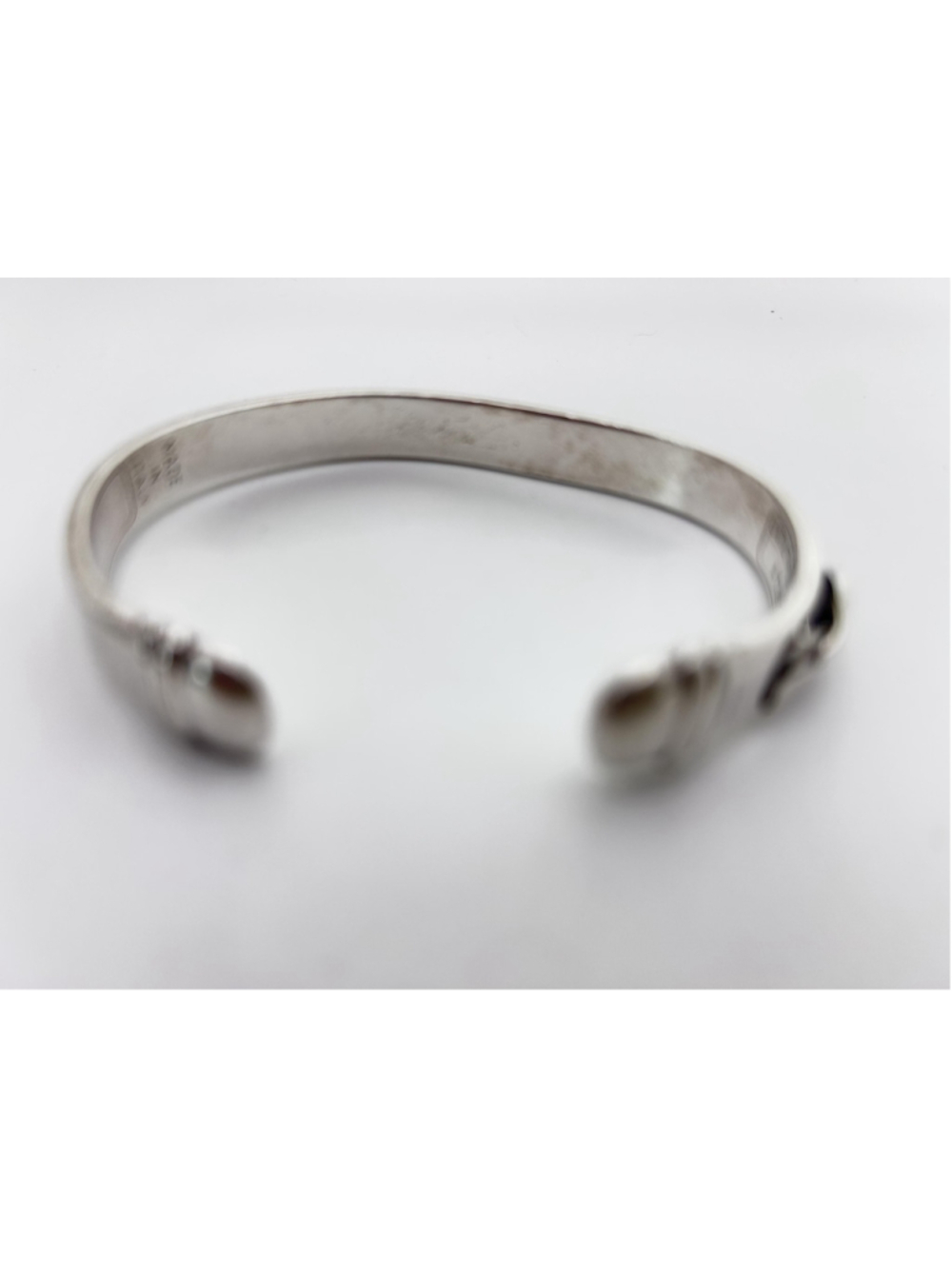 Until There's A Cure Sterling Silver Italy Hinged Cuff Bracelet HIV AIDS Charity - Picture 8 of 10